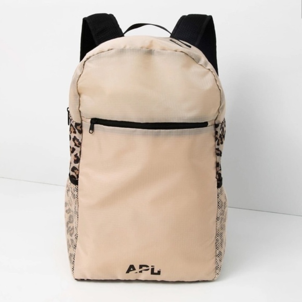 APL // Cheetah print light packable backpack NEW